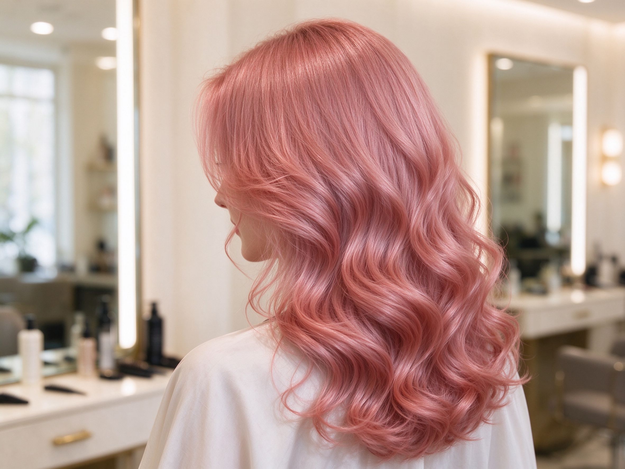 Rose pink blowout