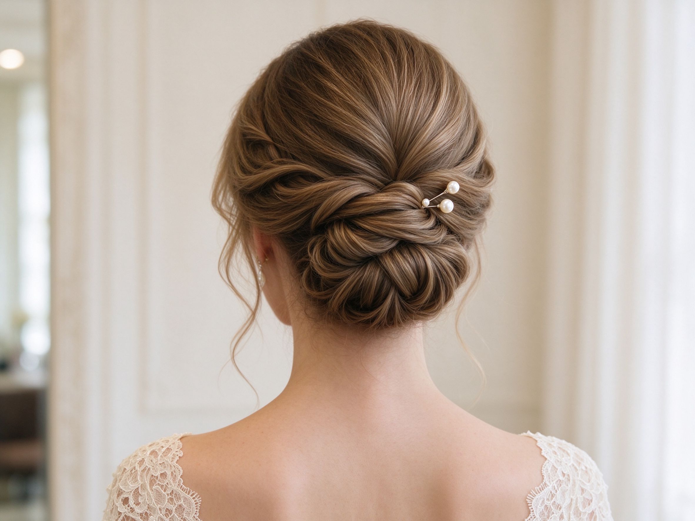 Bridal updo